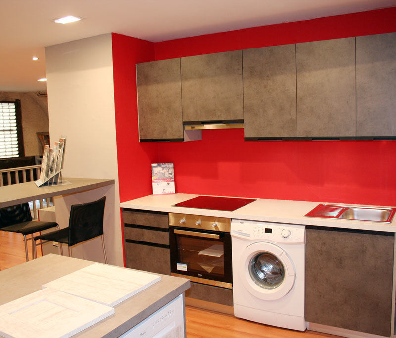Modèle TOUNDRA Profil Cuisines You, Modèle TOUNDRA Profil, béton Détroit foncé